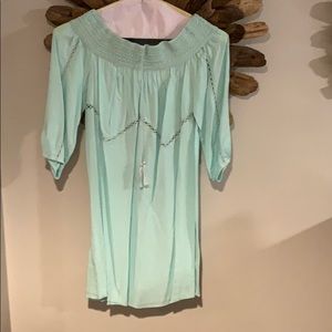 Mint mini dress